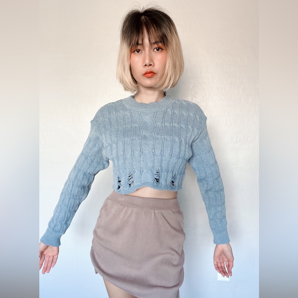 BRAND NEW! Blue sweater top